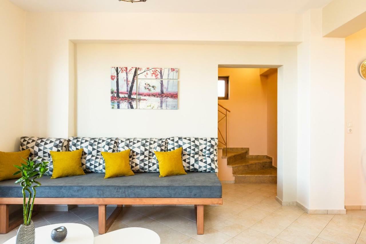 Maroulas Villas Ioanna & Stavros, Private Pools, Bbq & Seaview, By Thinkvilla Exterior foto